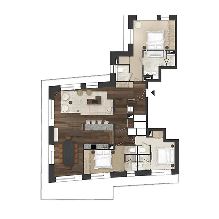 Апартаменты Luxueux Au Coeur De 1850 - Fr-1-830-4 *