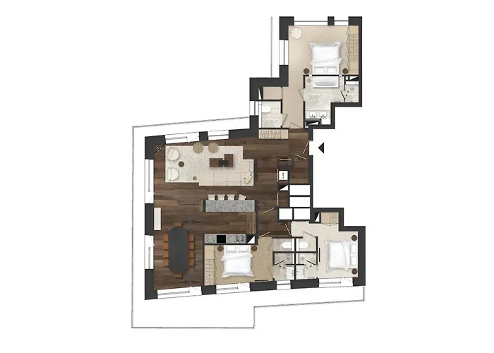 아파트 Luxueux Au Coeur De 1850 - Fr-1-830-4 *